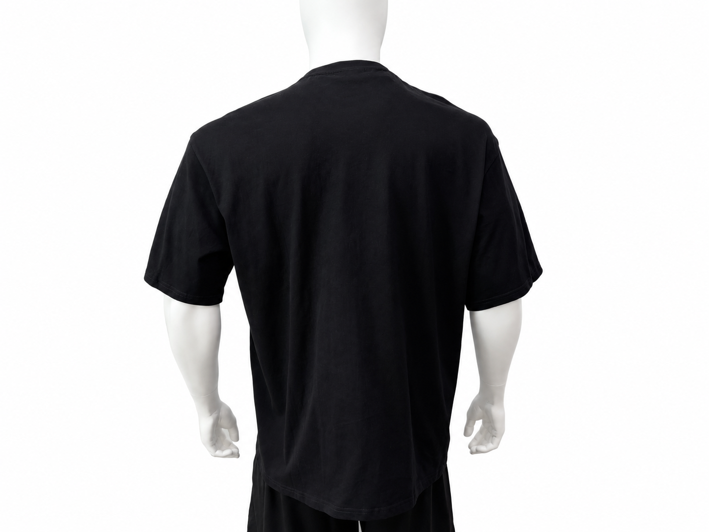 Denim Appliqué Graphic T-Shirt