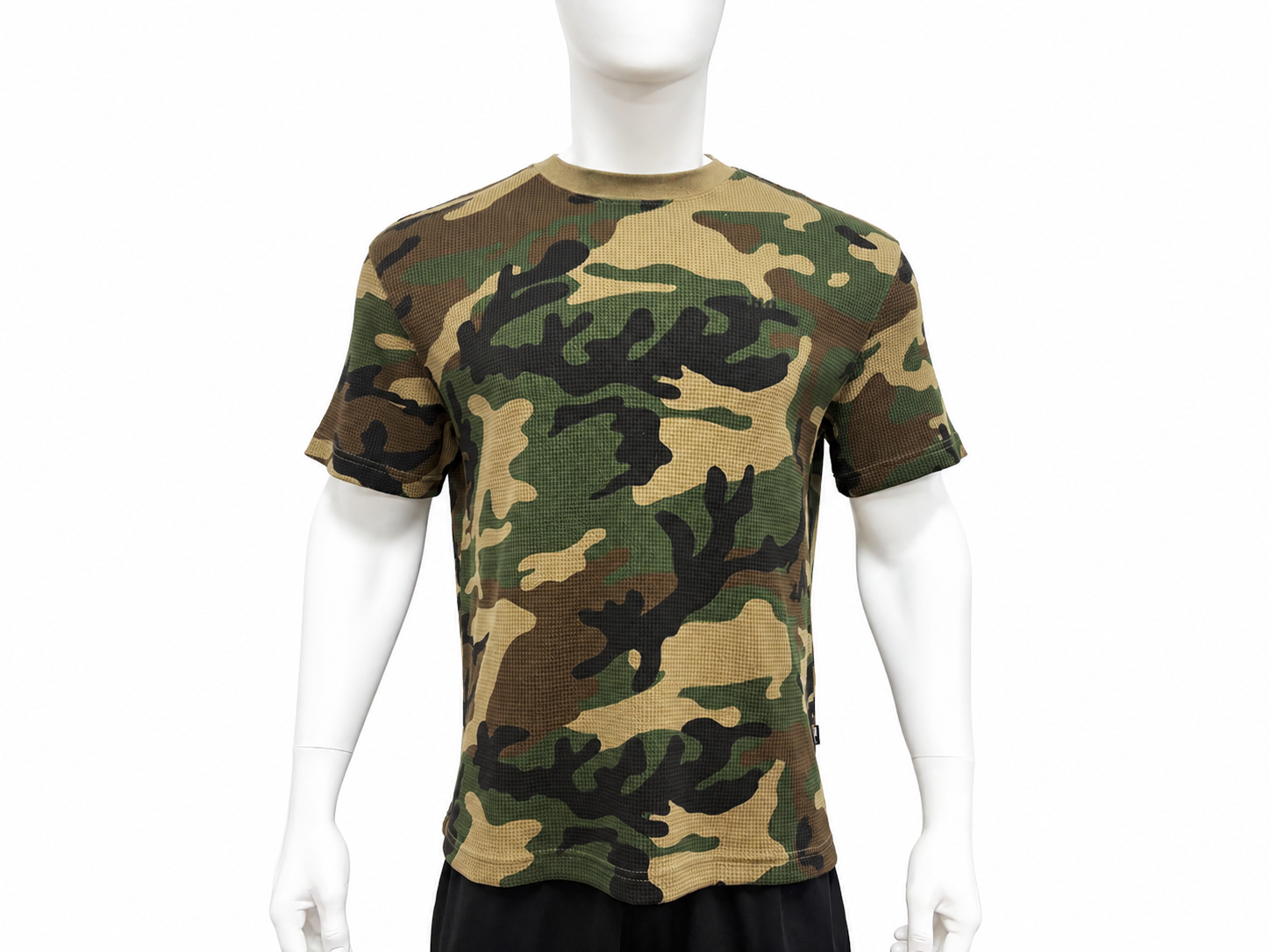 Full Printing Waffle Knit T-Shirt