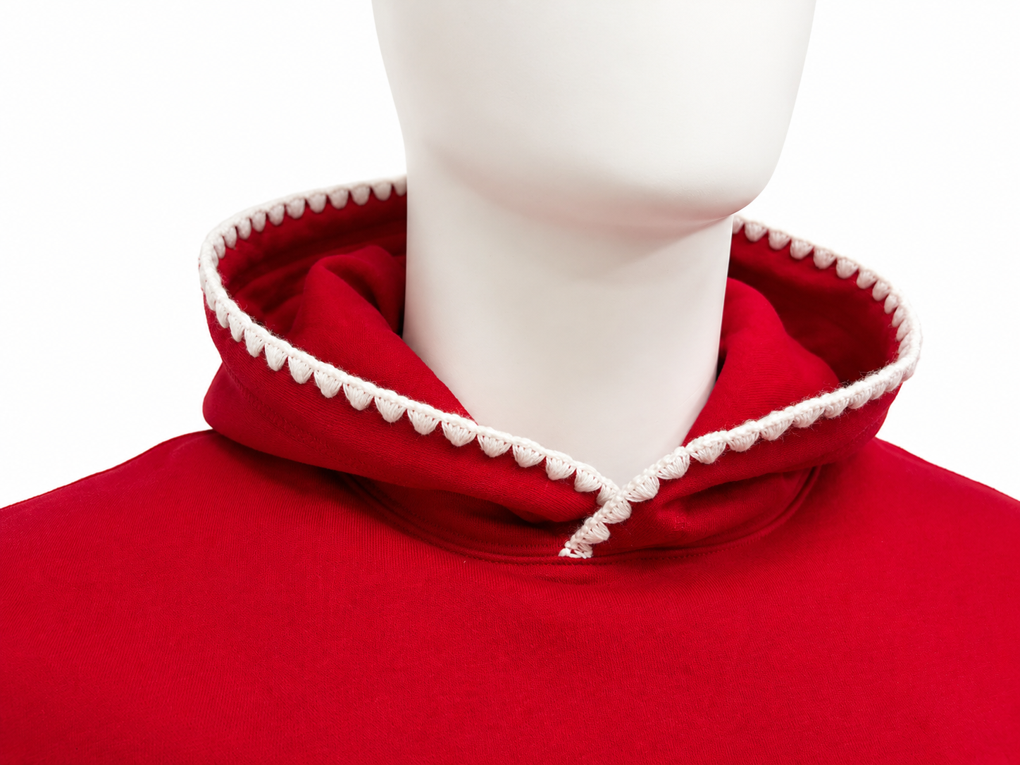 Terry Embroidery Pullover Hoodie