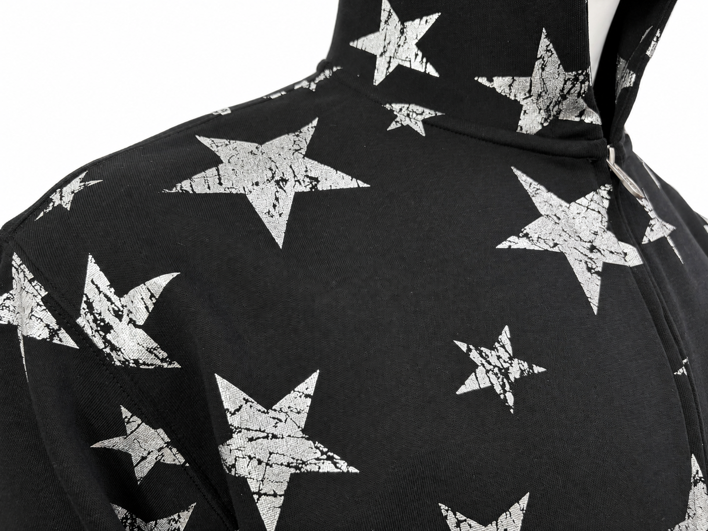 All-Over Star Print Zip-Up Hoodie Set