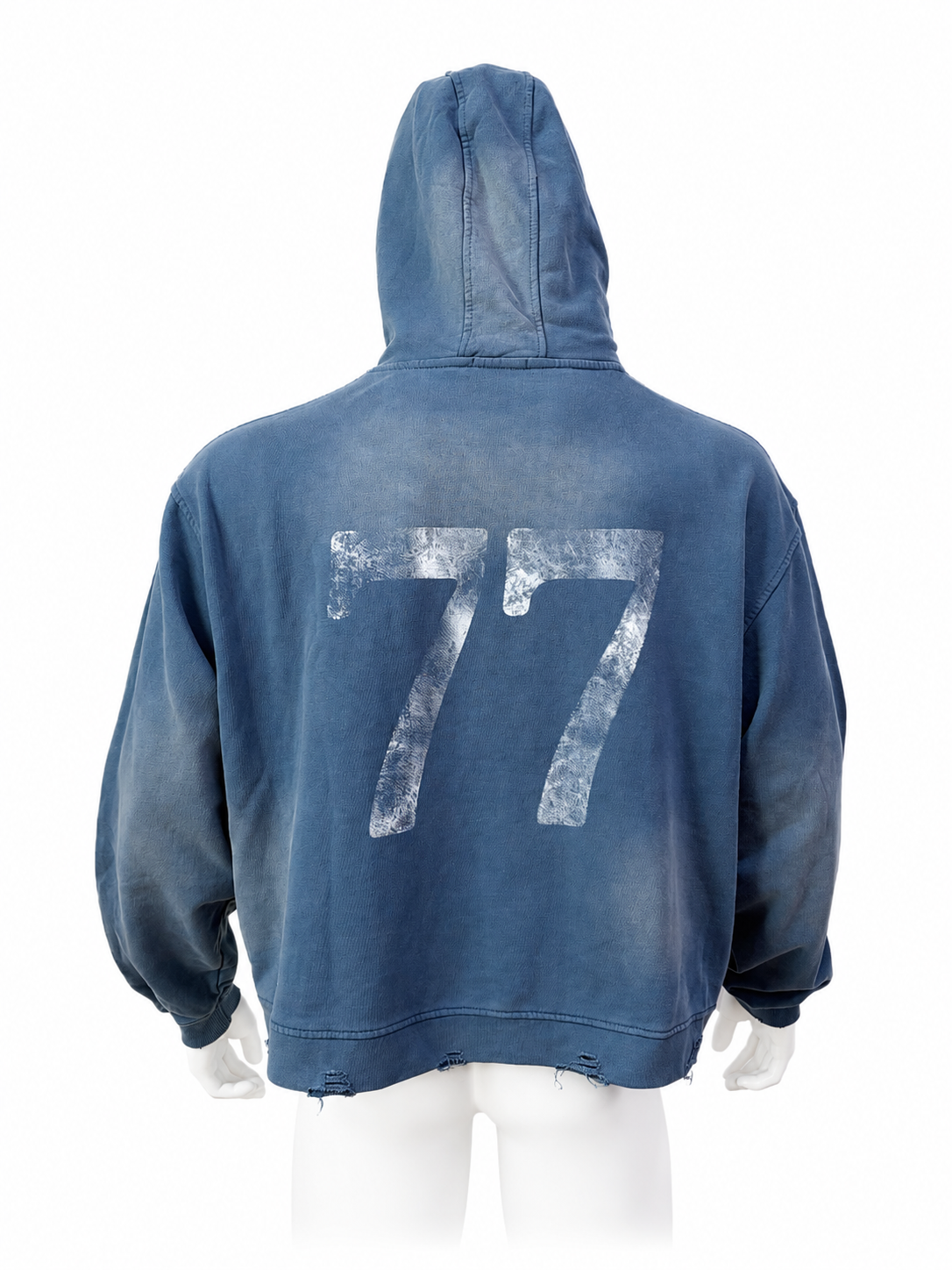 Vintage Acid Wash Studded Hoodie