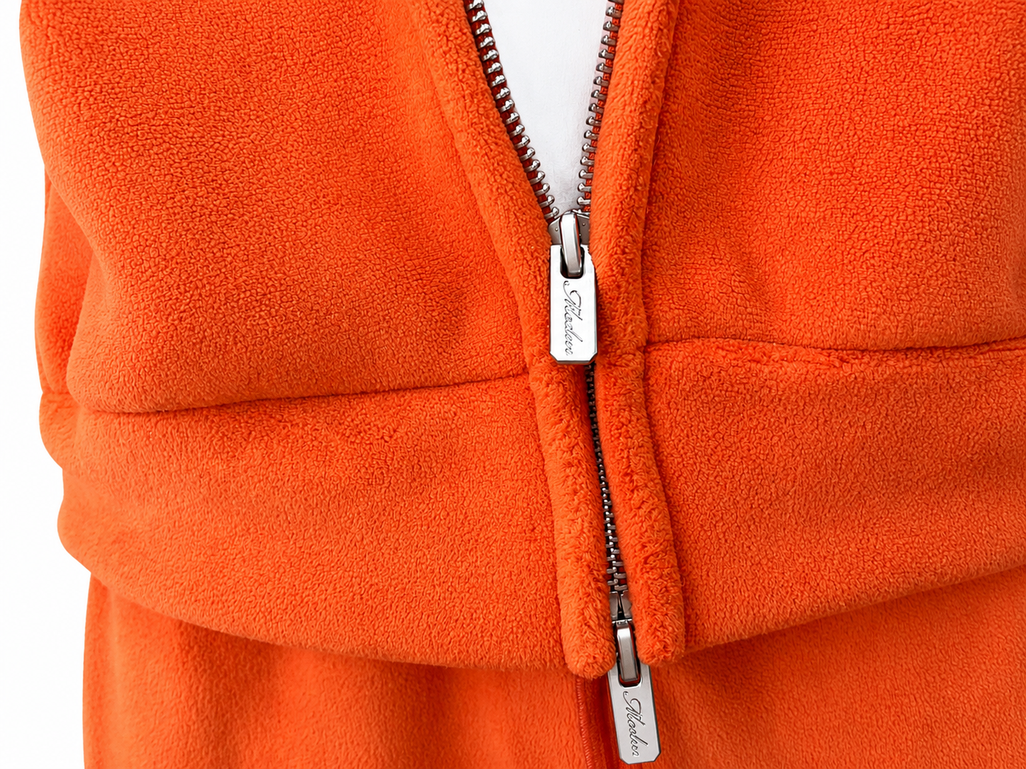 Two-way Zipper Polar Fleece Hoodie