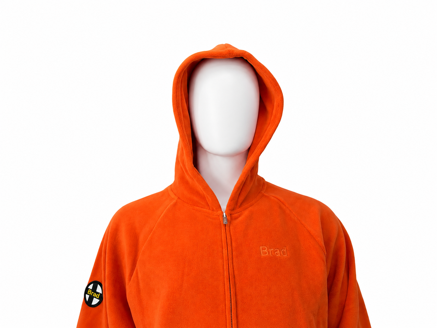 Two-way Zipper Polar Fleece Hoodie