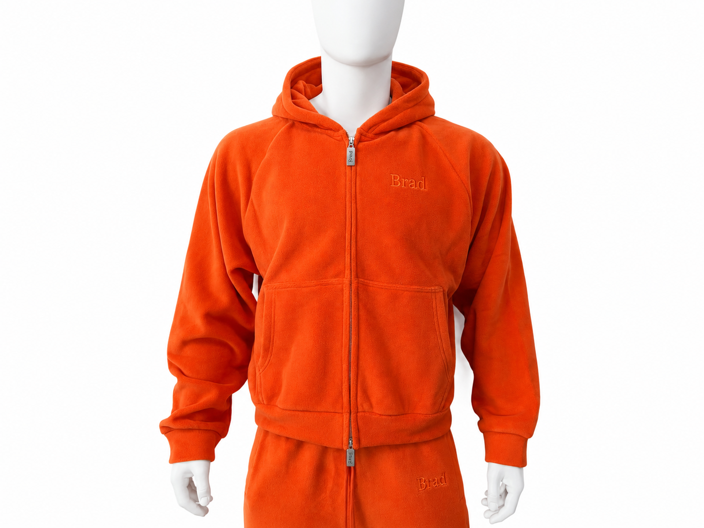 Two-way Zipper Polar Fleece Hoodie