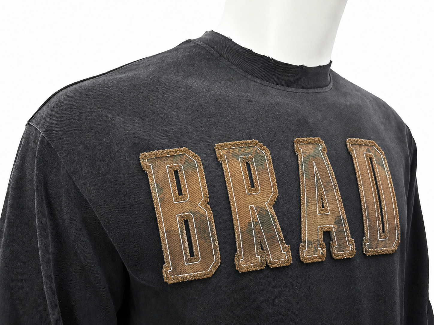 Distressed Vintage Distressed Streetwear Fabric Detail
