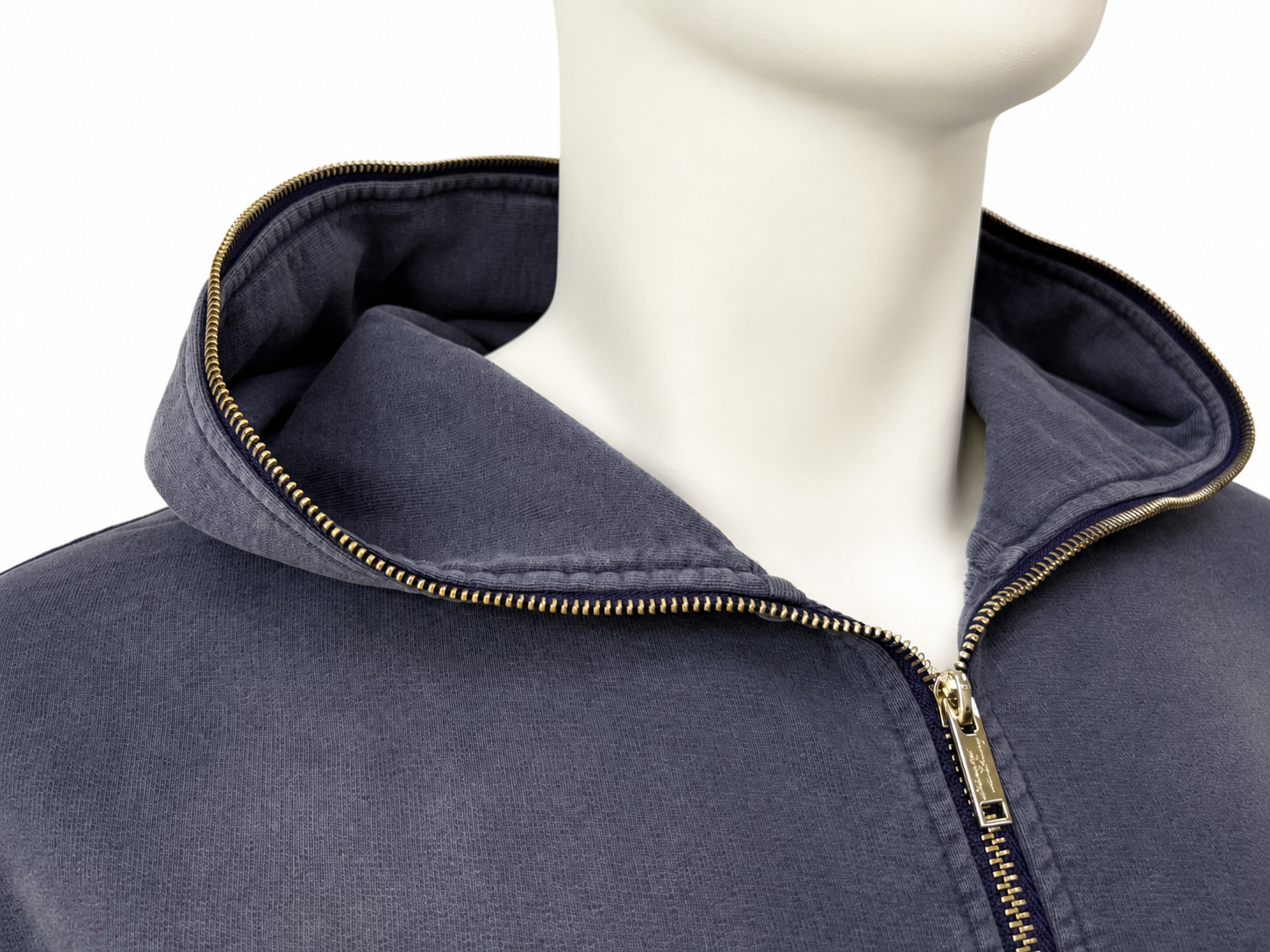 Vintage-Wash Full-Zip Hoodie