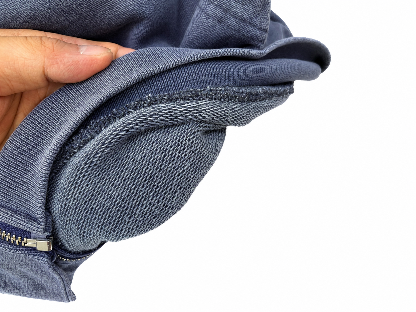 Vintage-Wash Full-Zip Hoodie