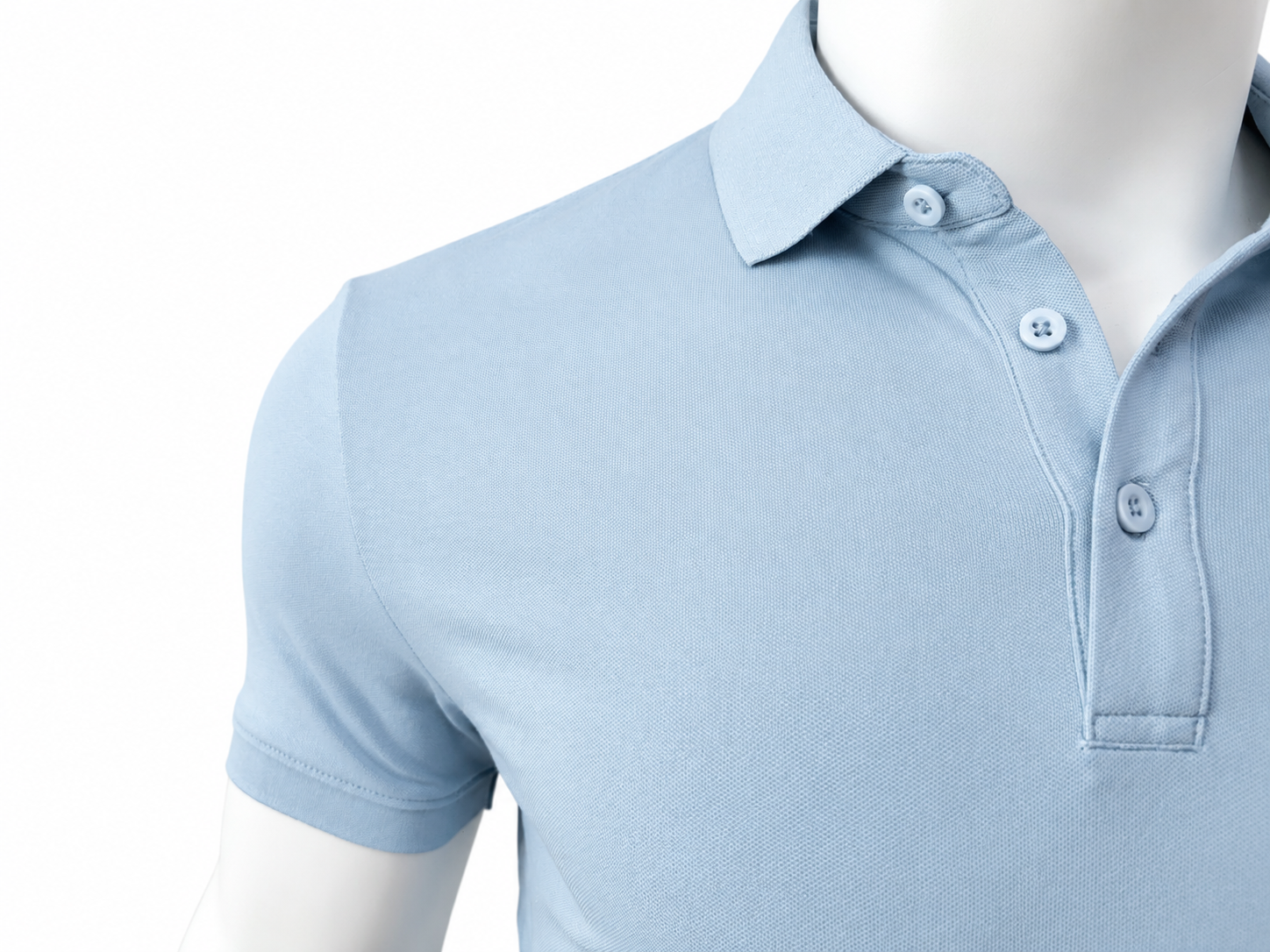 Breathable Cotton-elastane pique Polo Shirt
