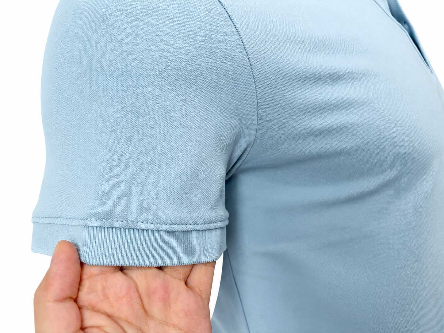 Breathable Cotton-elastane pique Polo Shirt