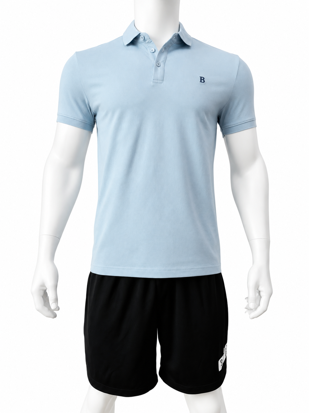 Breathable Cotton-elastane pique Polo Shirt