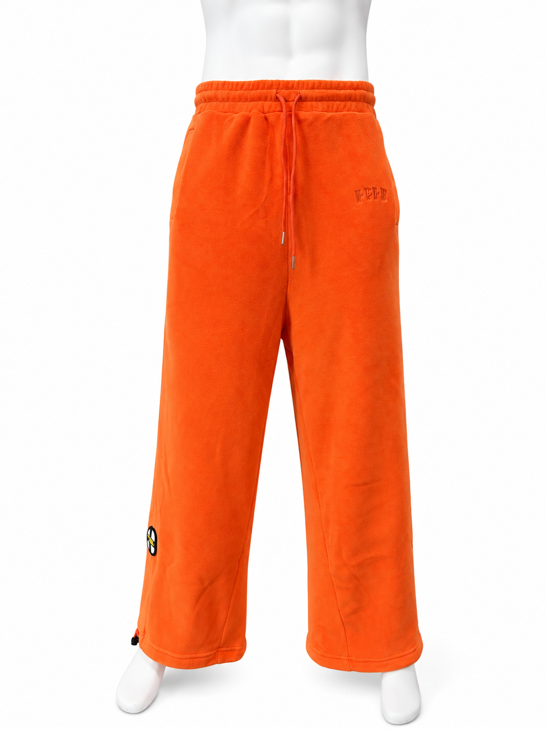Wide-Leg Multi-Pocket Drawstring Sweatpants