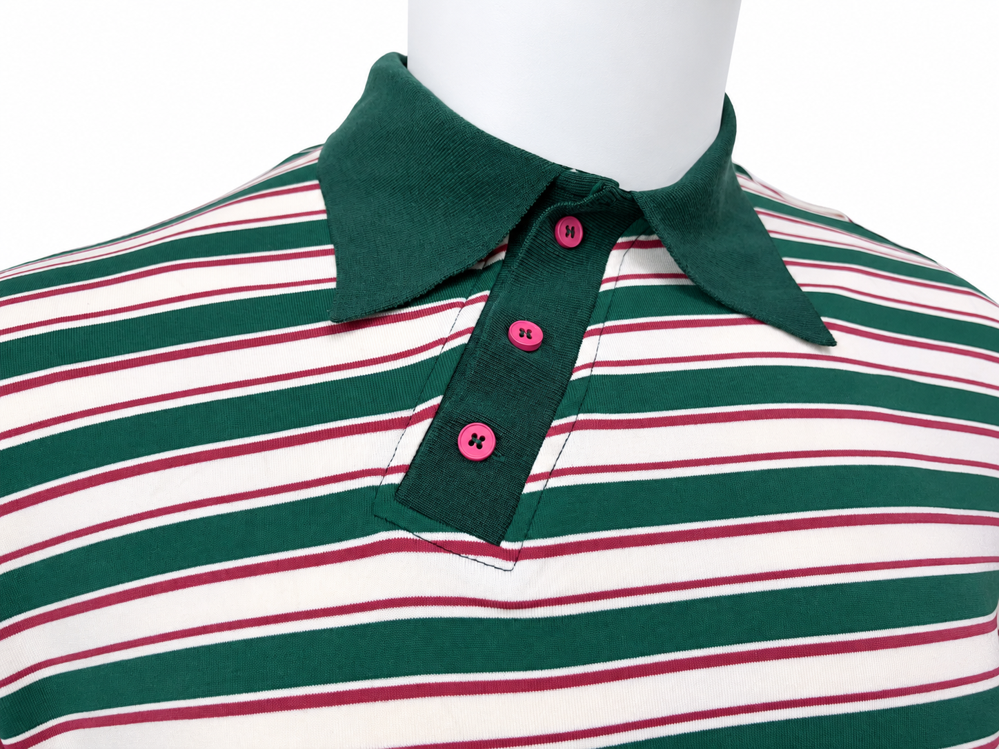Striped Short Sleeve Polo Shirt