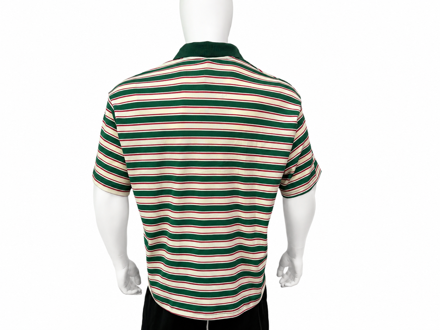 Striped Short Sleeve Polo Shirt