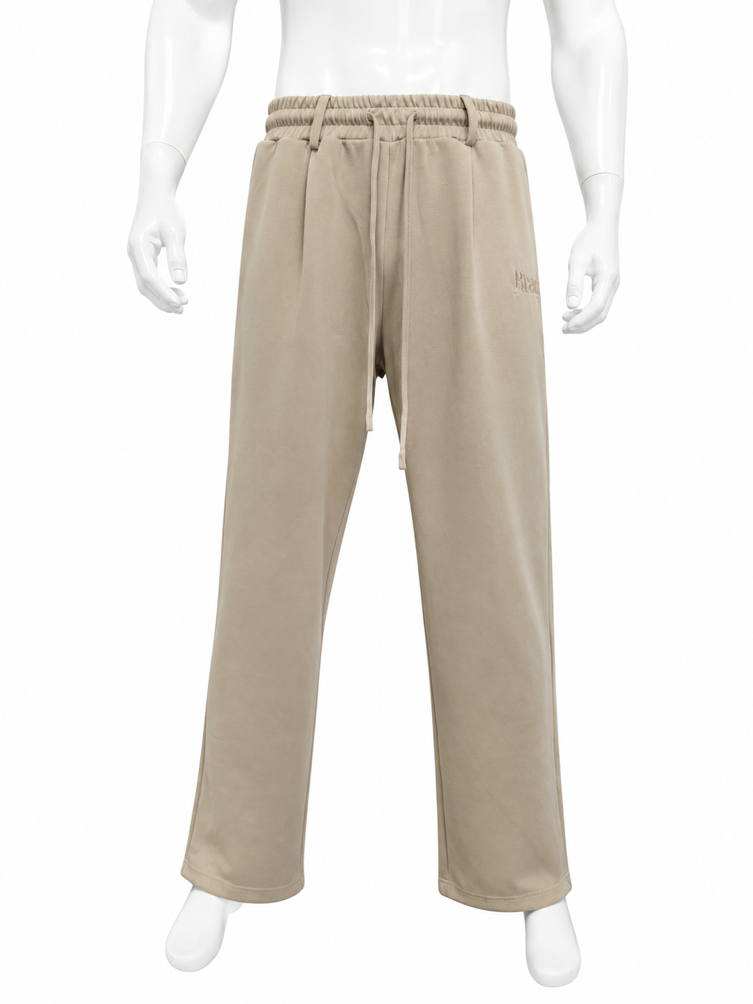 Wide-Leg Drawstring Sweatpants