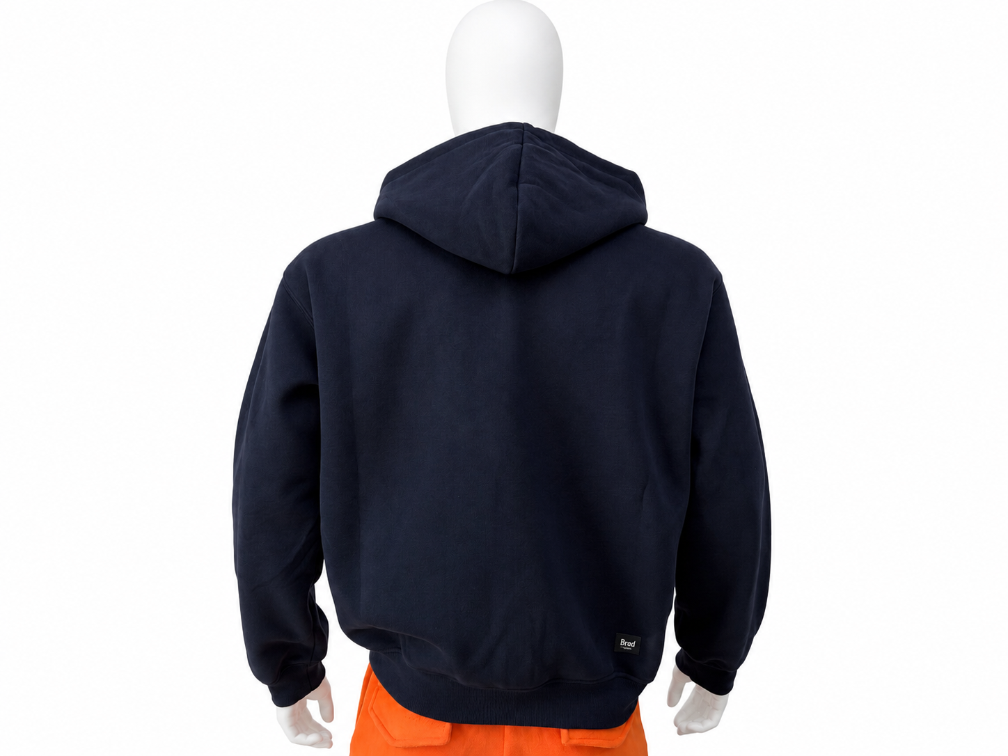 Destroyed Graphic Double-Zipper Hoodie