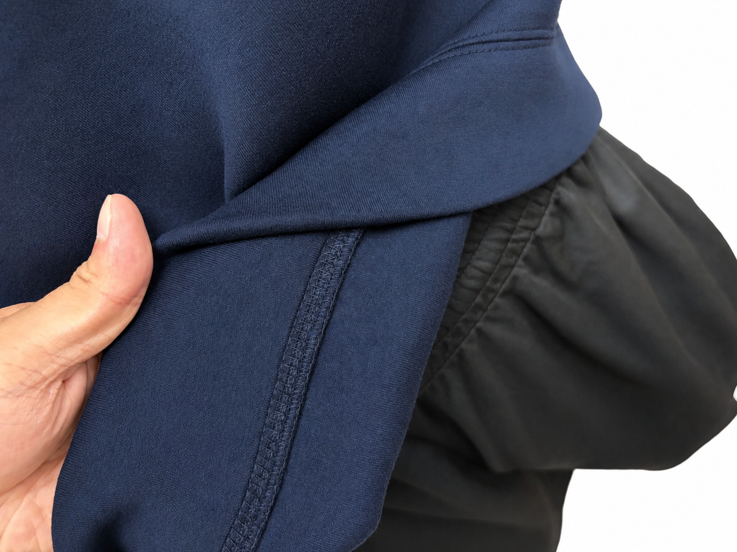 Air Layer Mock Neck Quarter-Zip Pullover