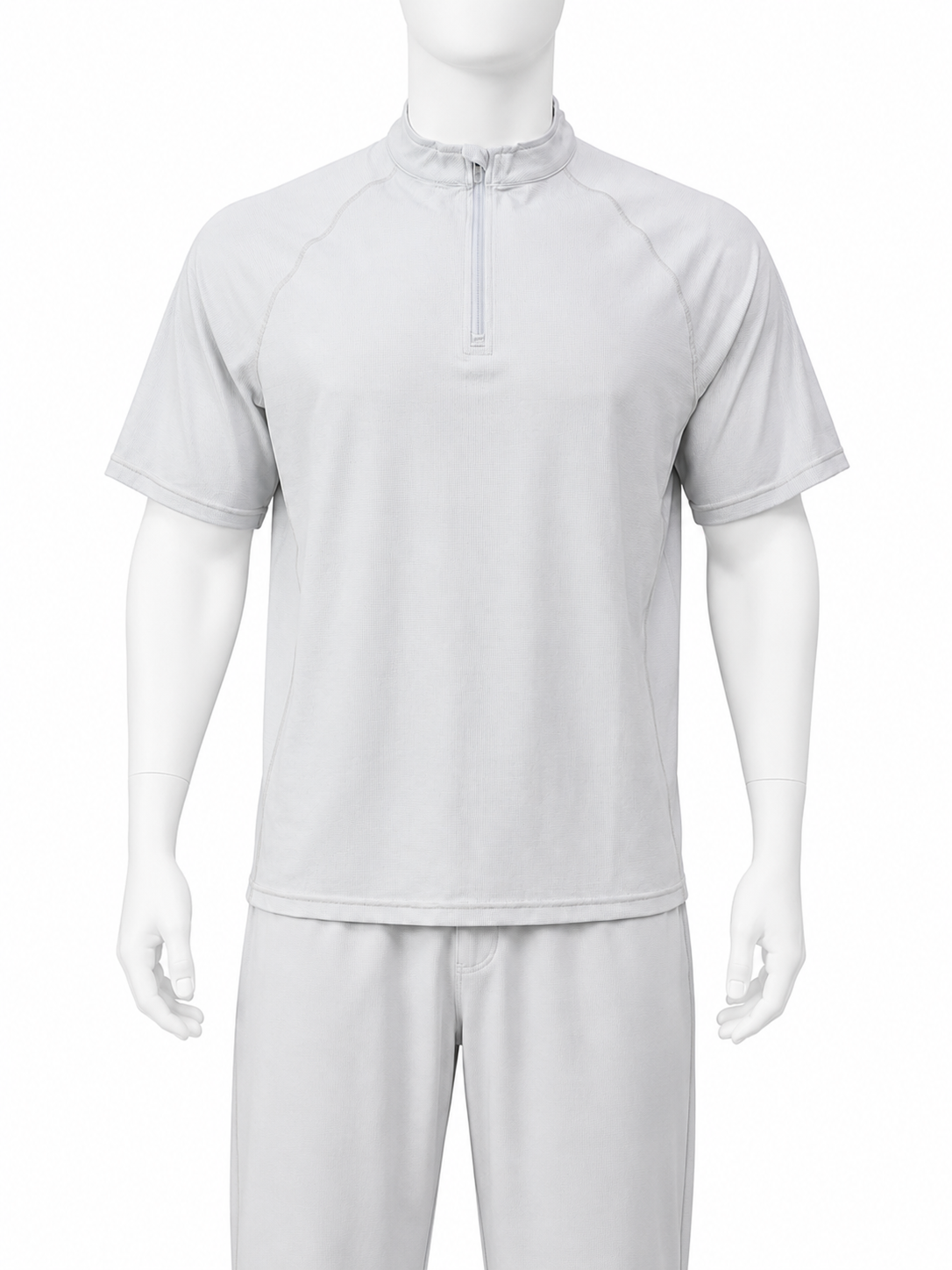Quarter-Zip Short-Sleeve Sport Set