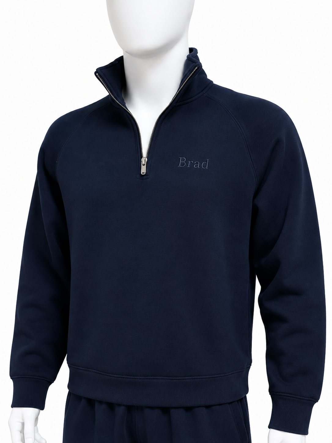 Quarter-Zip Sweatshirt & Shorts Set