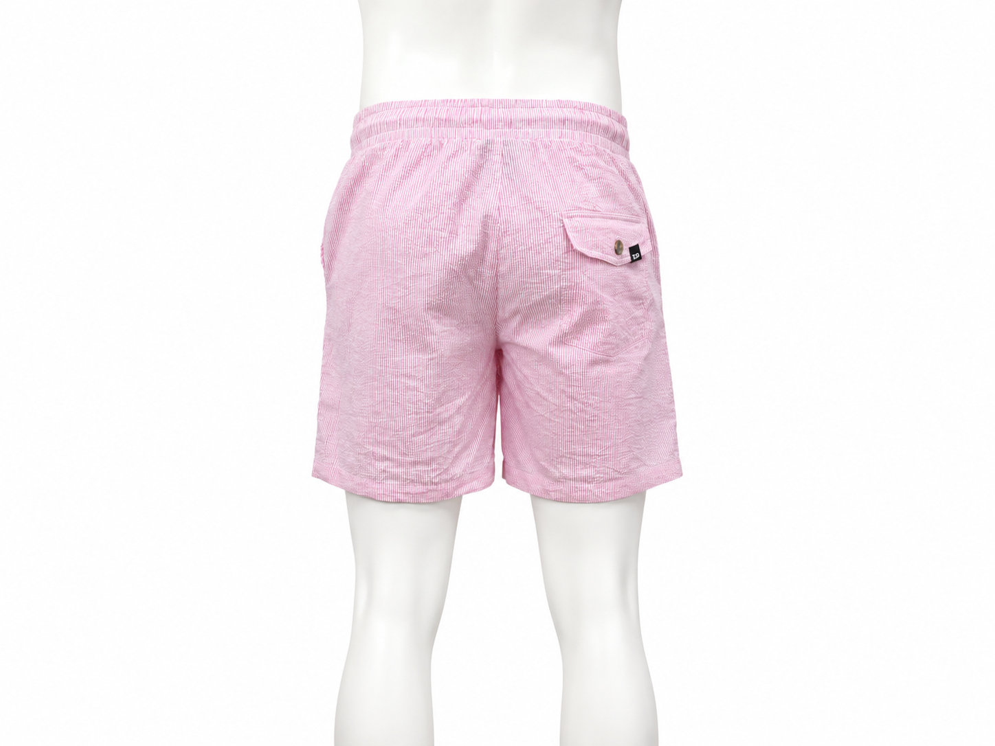 Seersucker Quick-Dry Beach Shorts