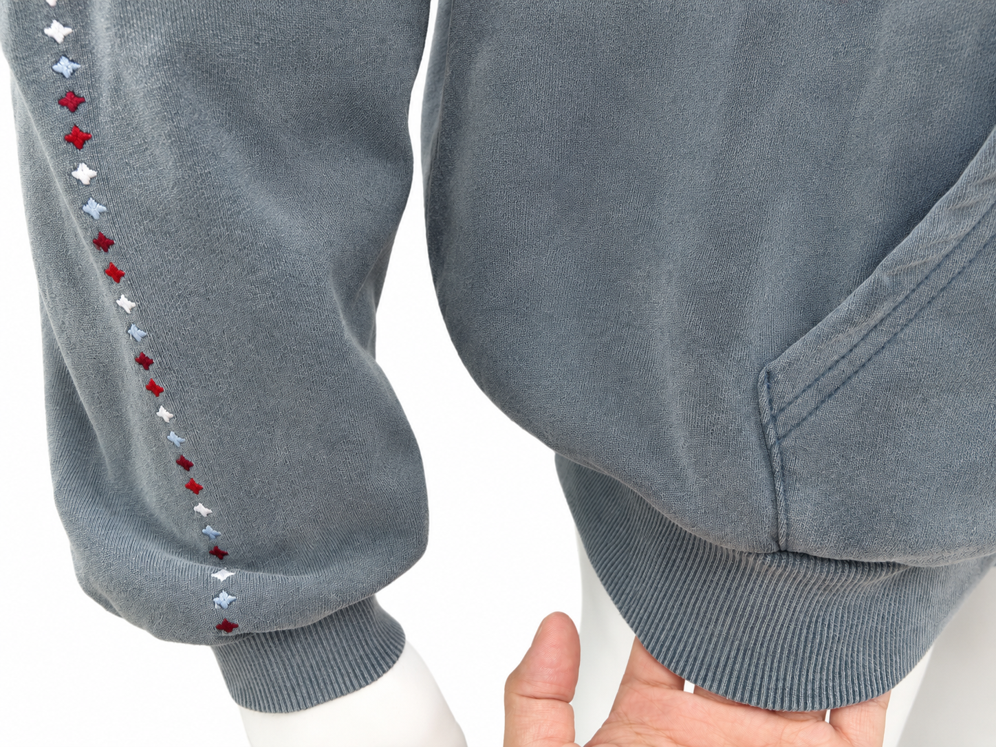 Custom Vintage Wash Embroidered Hoodie