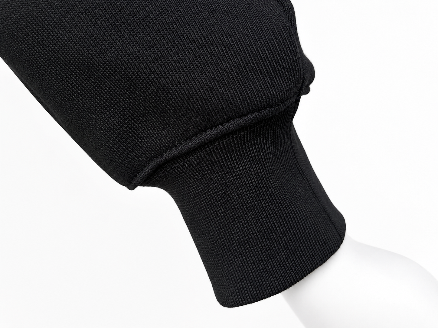 Heavyweight Fleece Hoodie with Distressed Print