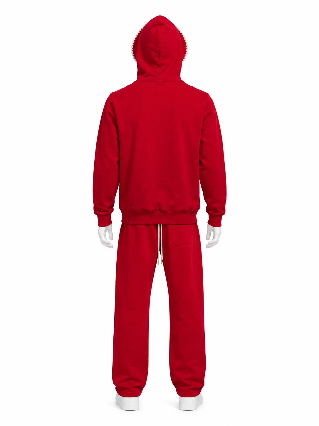 Specialty Embroidered Red Sweatsuit