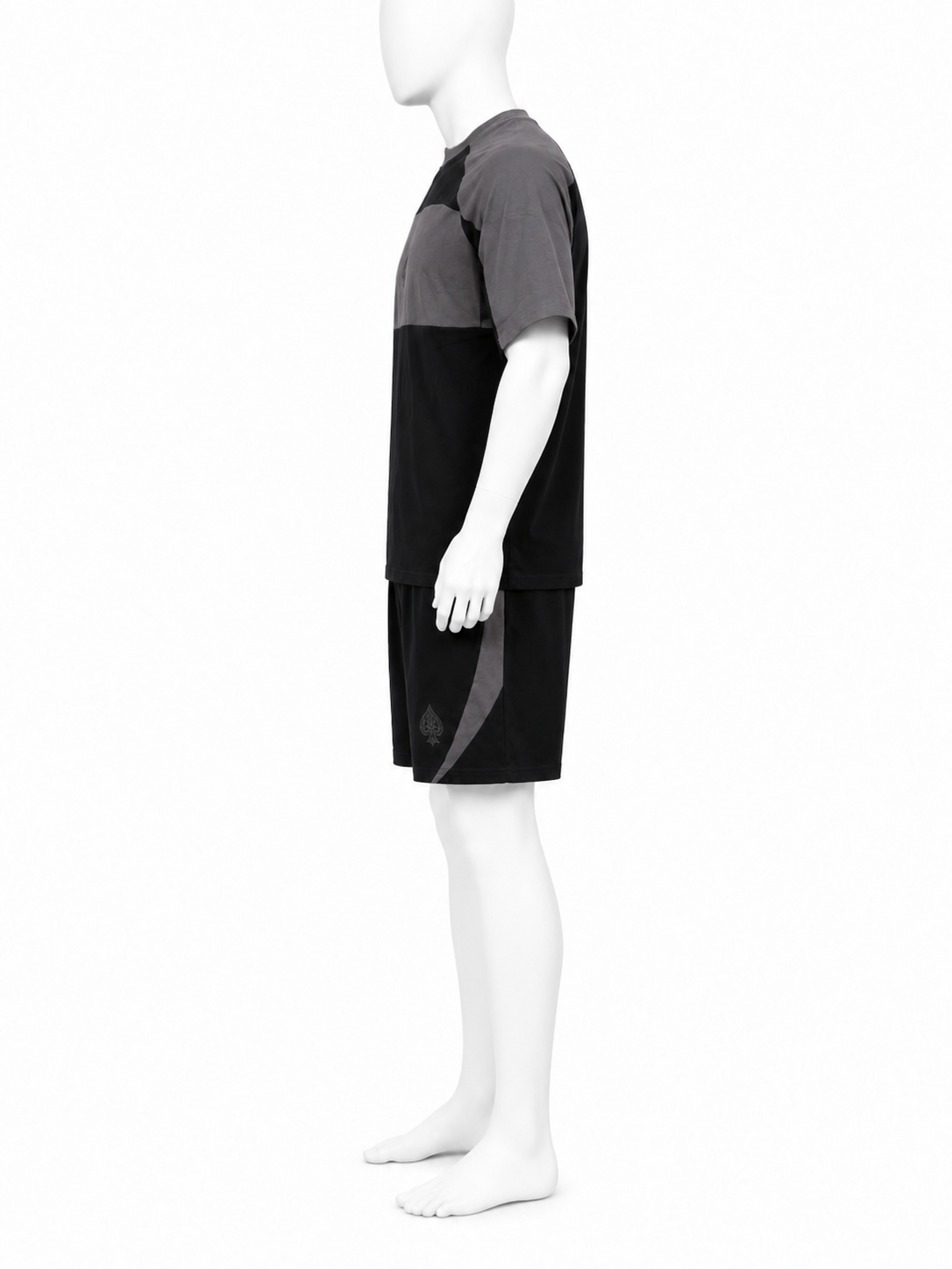 Color-Block Raglan T-Shirt & Shorts Set