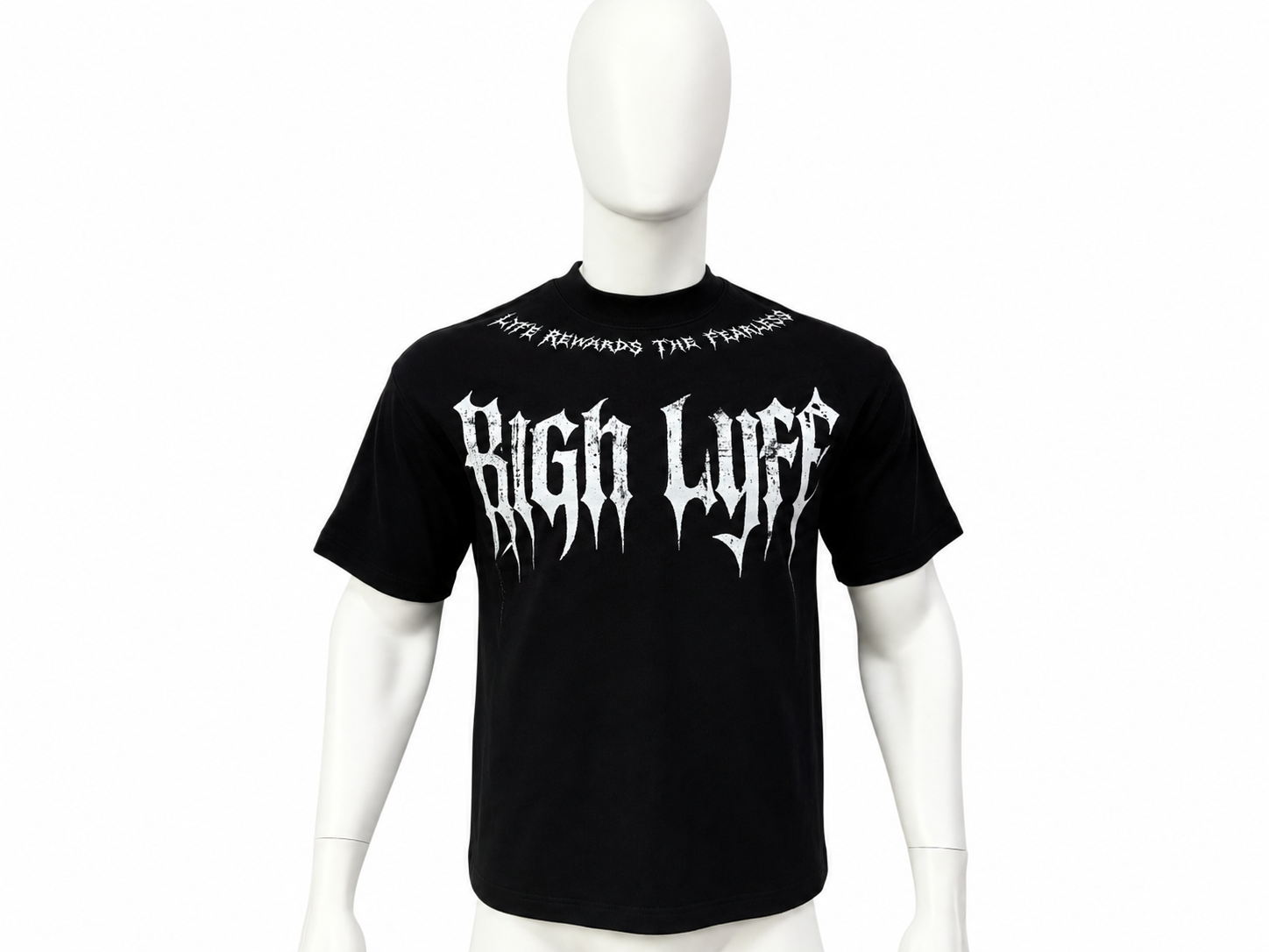 Oversized Gothic Graphic T-Shirt