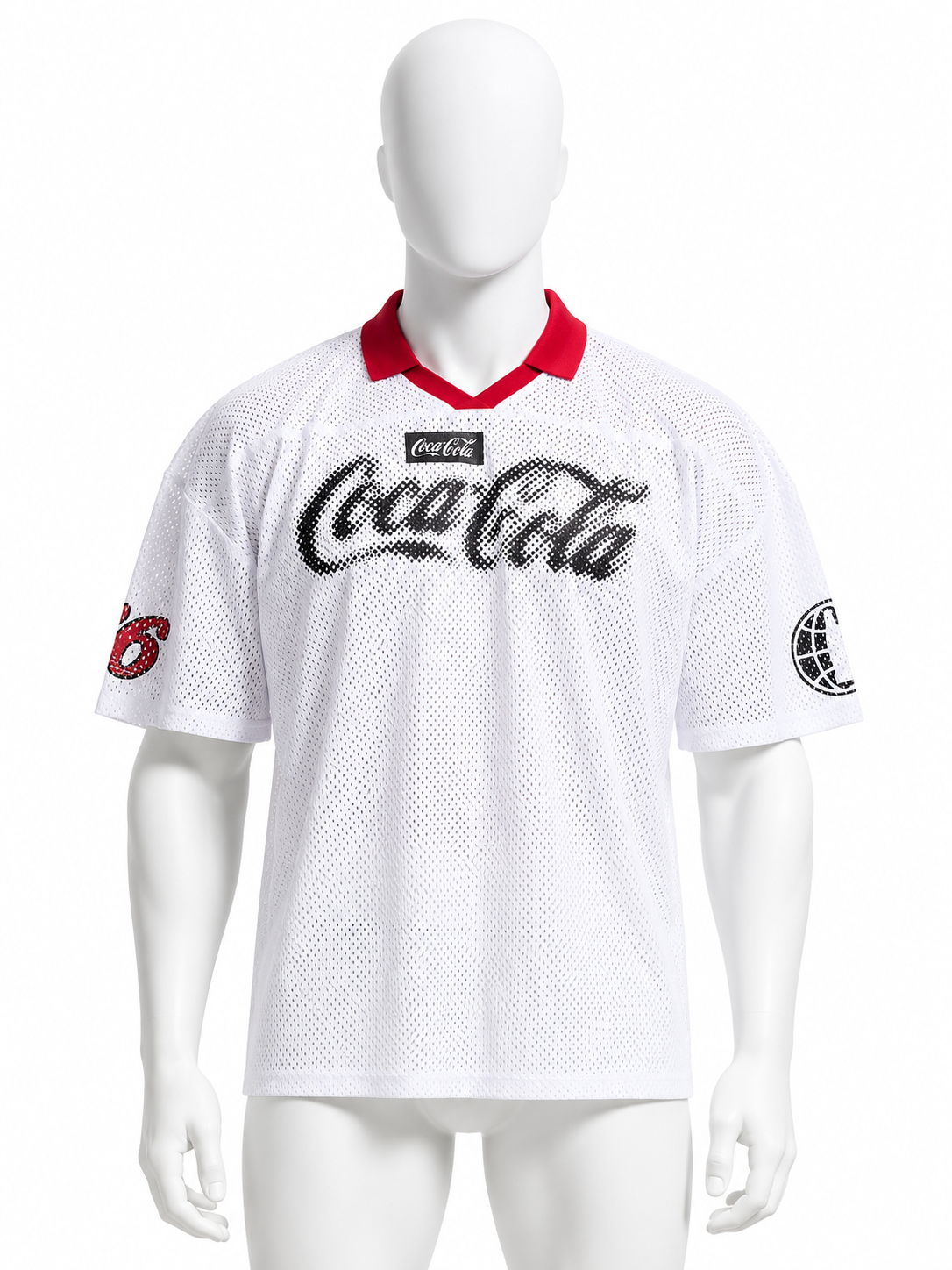 Graphic Mesh Polo Jersey