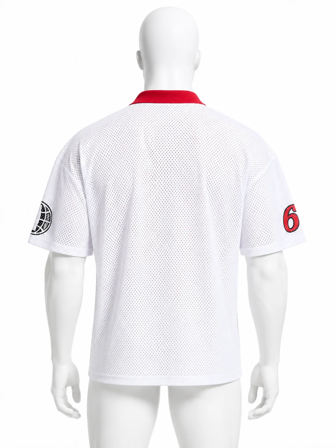 Graphic Mesh Polo Jersey