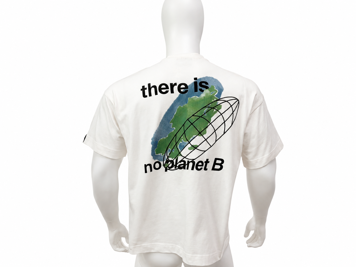 Oversized Planet Graphic Cotton T-Shirt