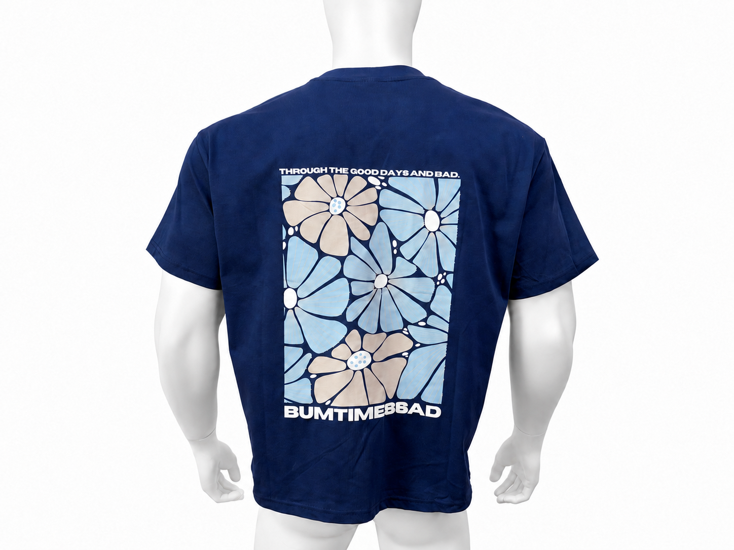 Oversized Back Graphic Print T-Shirt