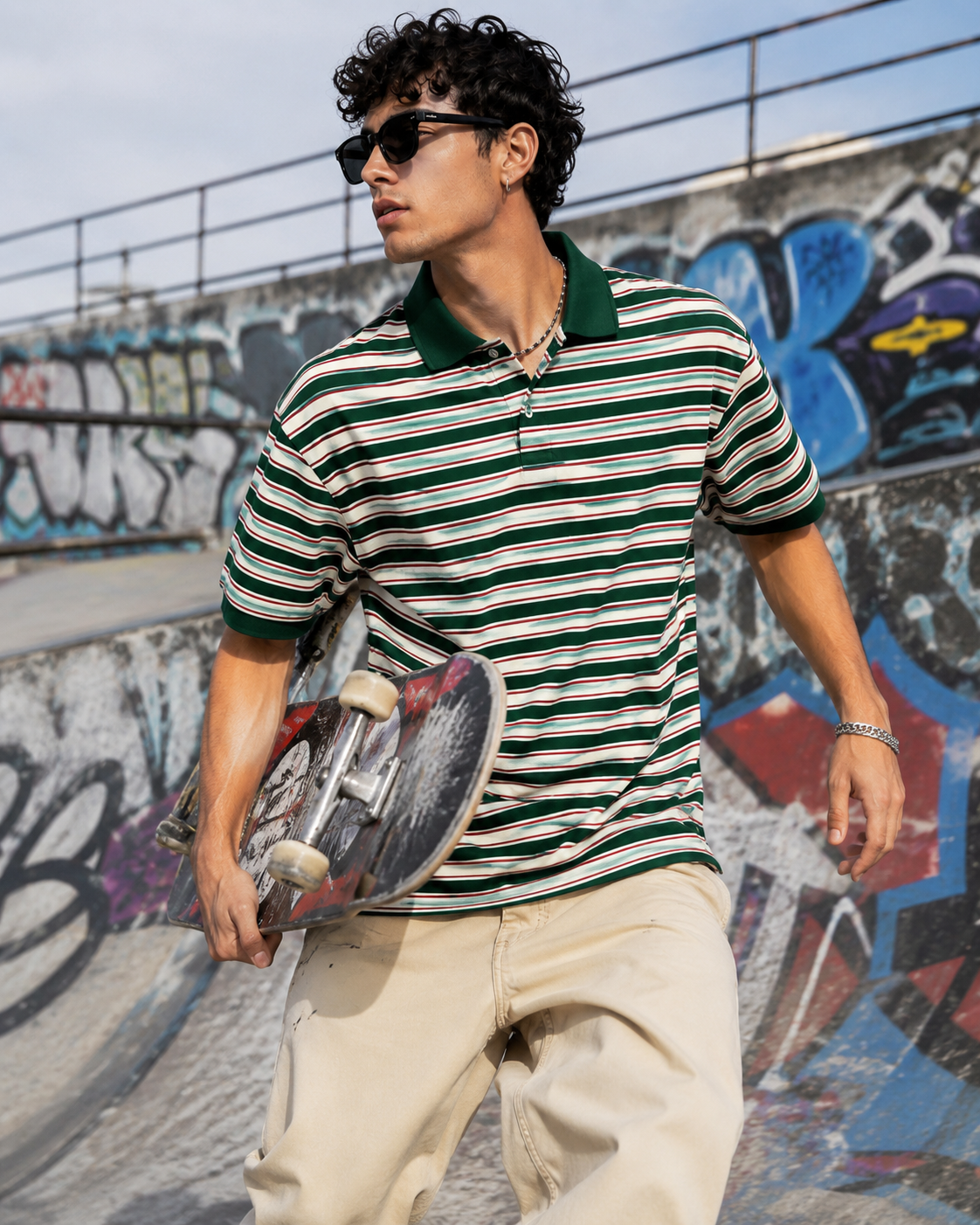 Streetwear Casual Polo