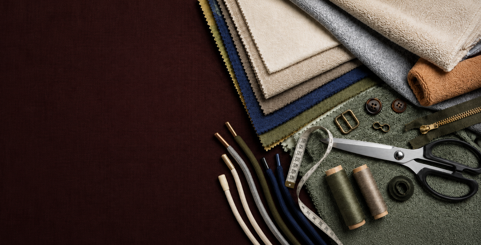 Premium Fabric and Accessory Sourcing