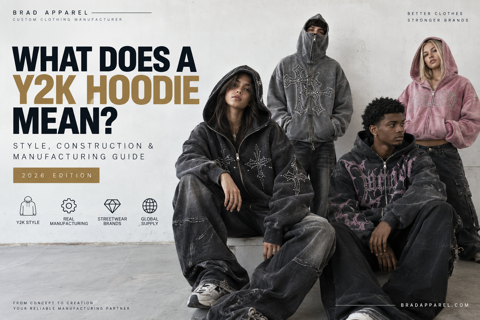 What Does a Y2K Hoodie Mean? Style, Construction & Manufacturing Guide (2026)