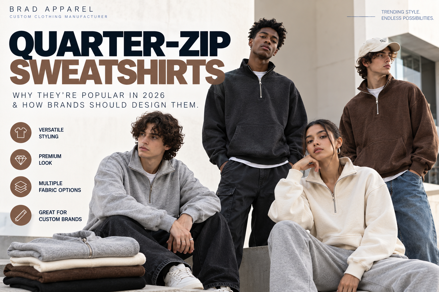 Quarter-Zip Sweatshirts: Why Are They So Popular in 2026?