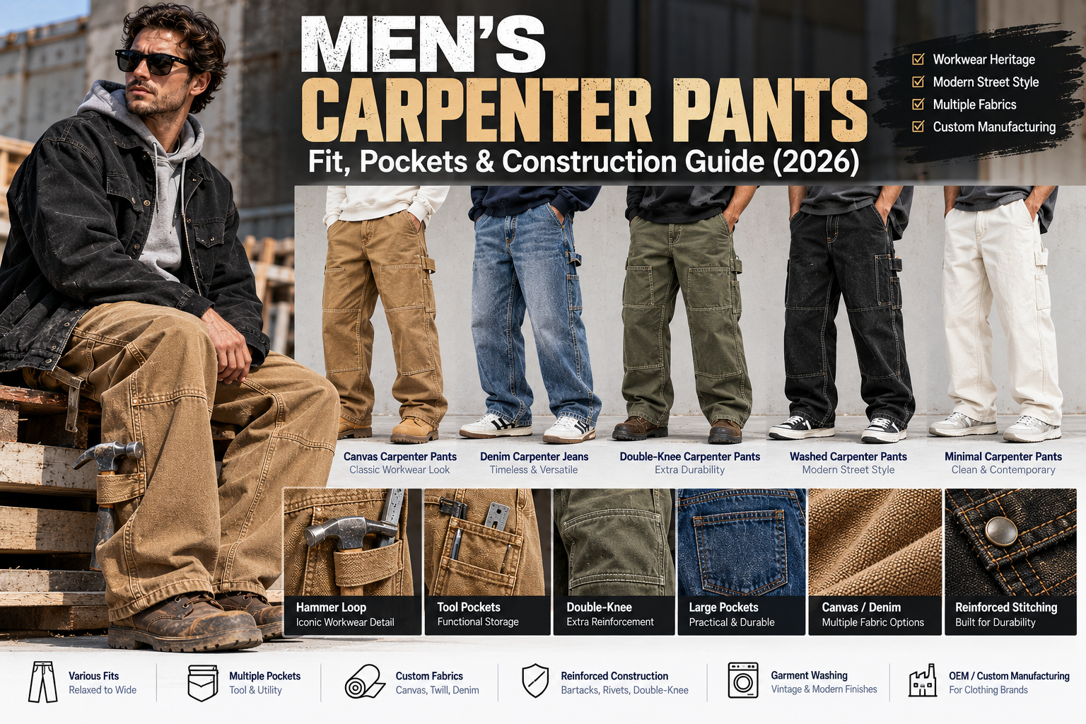 What Are Carpenter Pants? Fit, Pockets & Construction Guide (2026)