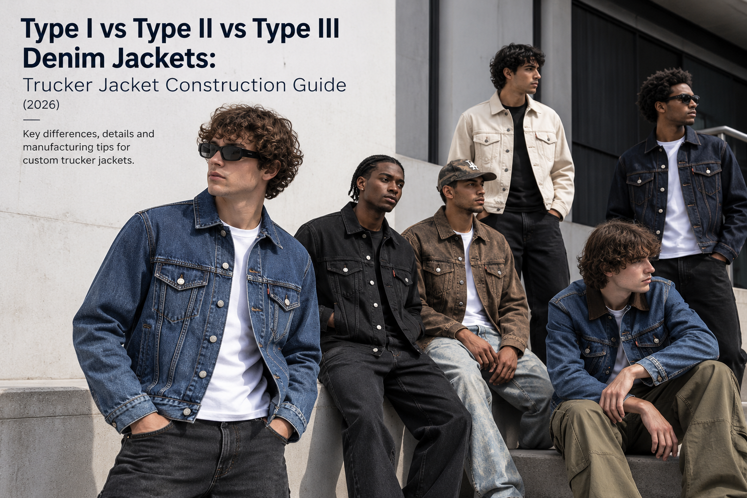Type I vs Type II vs Type III Denim Jackets: Trucker Jacket Construction Guide