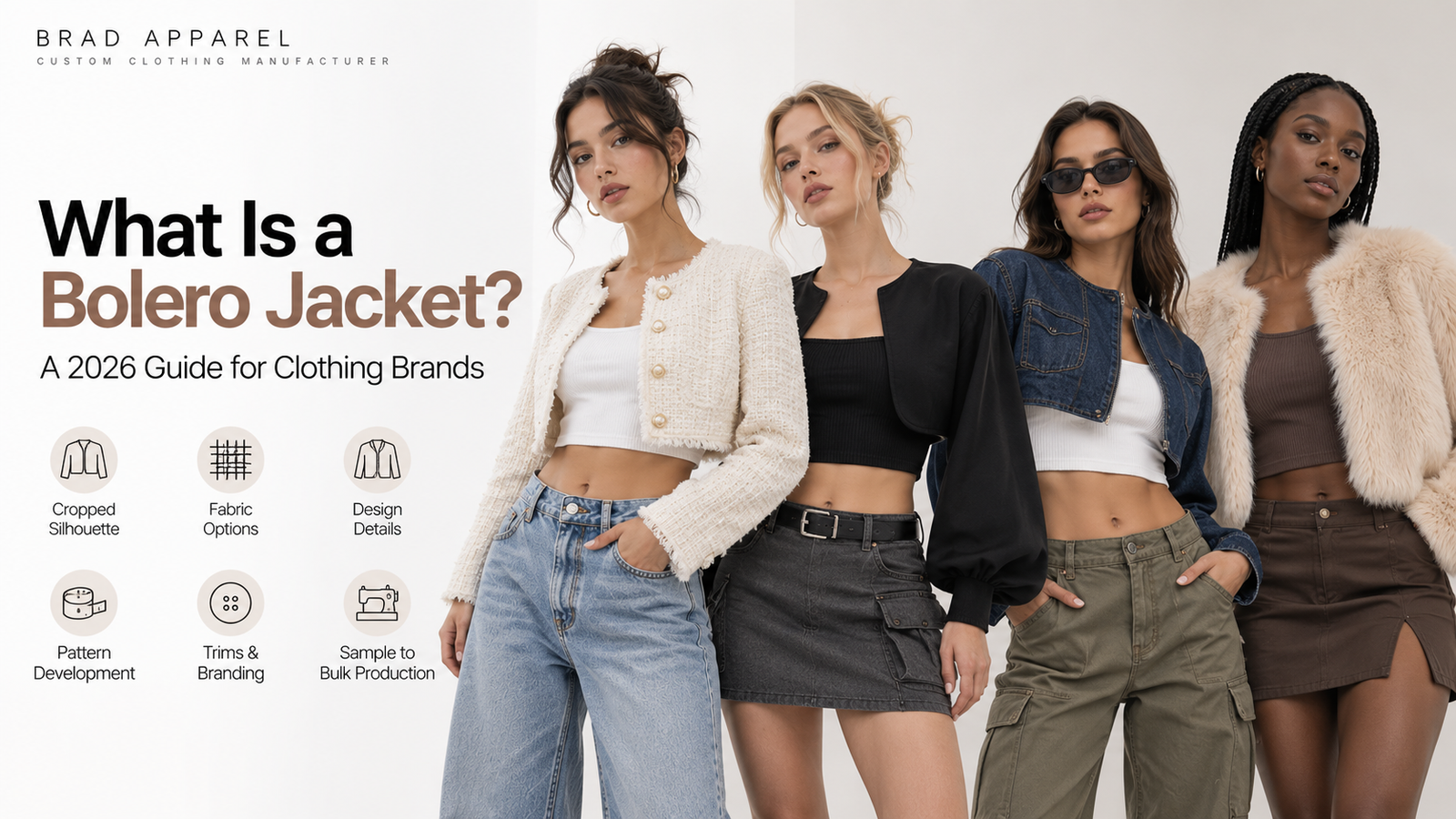 What Is a Bolero Jacket? A 2026 Guide for Clothing Brands