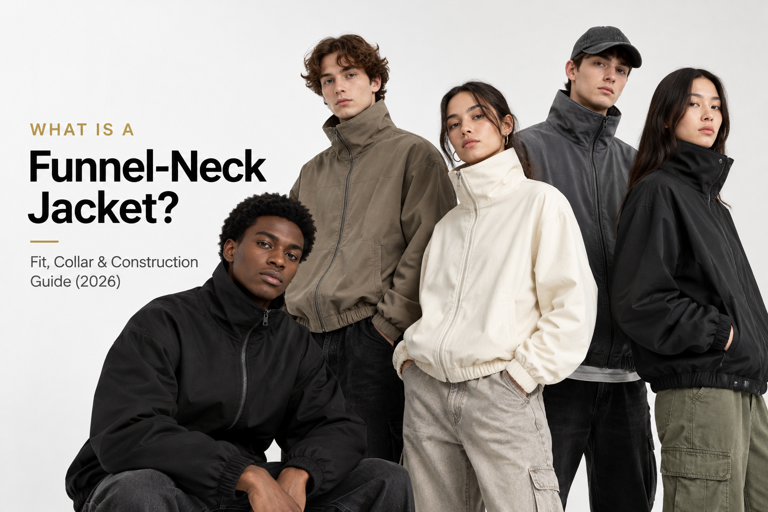 What Is a Funnel-Neck Jacket? Fit, Collar & Construction Guide
